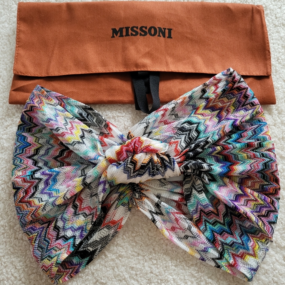 Missoni Zigzag knitted Headband